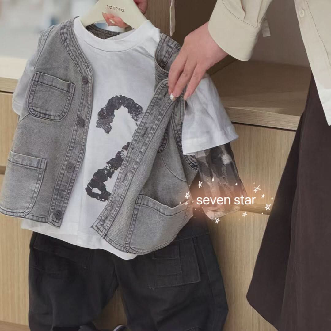 boy Vintage Denim Vest