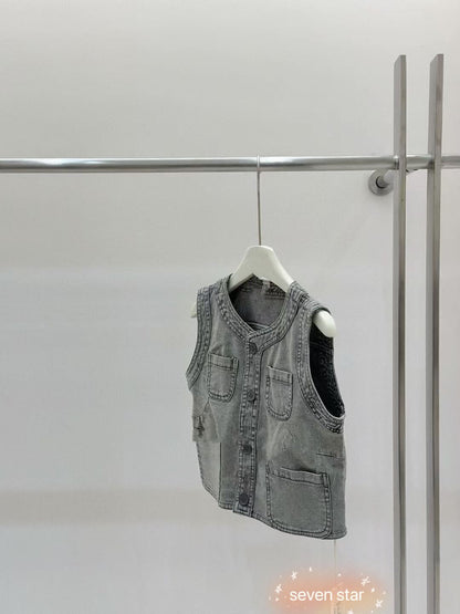 Vintage Denim Vest
